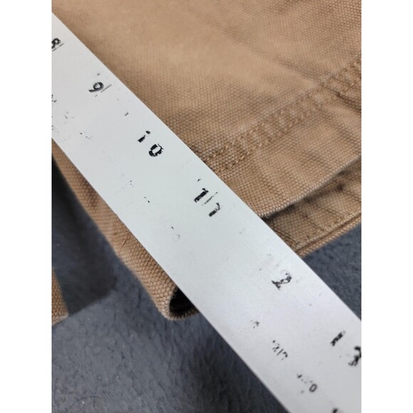 Duluth Trading Shorts Mens 48 Khaki Cargo Canvas Work Utility Pockets Heavy Duty - Picture 3 of 11